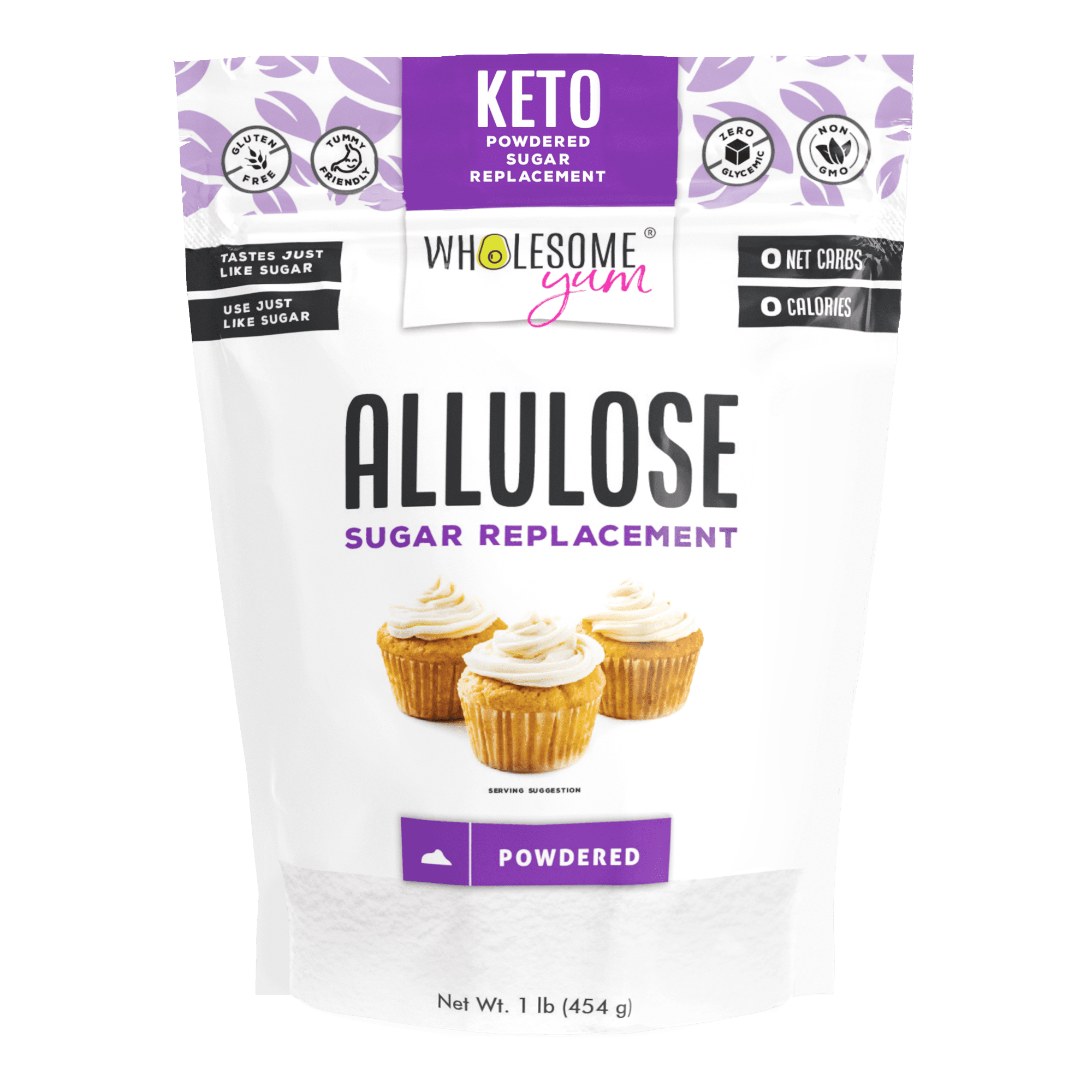 Wholesome Yum Powdered Allulose Sweetener Natural Powdered Sugar