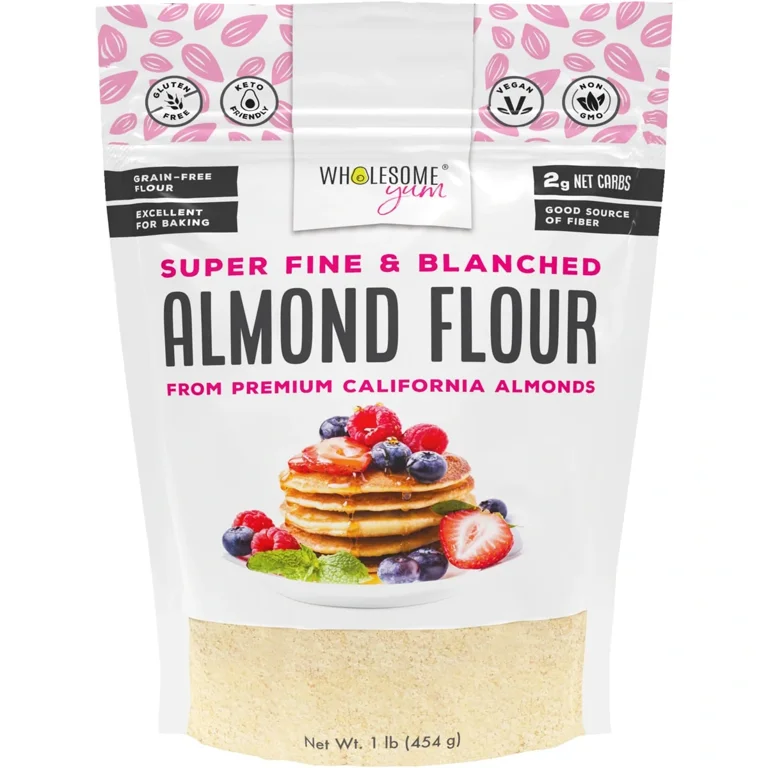 Wholesome Yum Premium Fine Ground Blanched Almond Flour, 16 oz - Gluten  Free, Non GMO, Keto Friendly