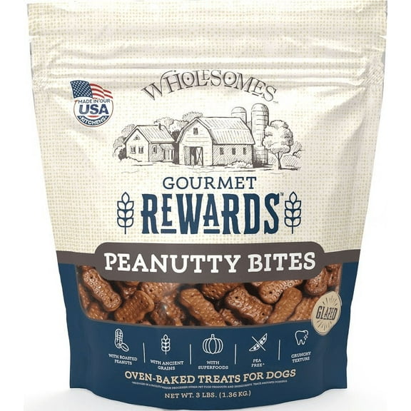 Wholesomes Gourmet Rewards (3 lb, Peanutty Bites)