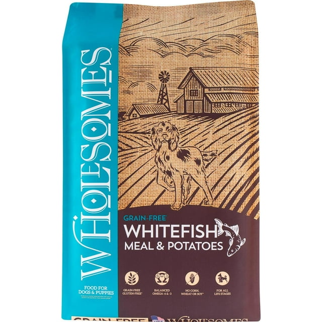 Wholesomes GrainFree Whitefish and Potatoes Recipe Dry Dog Food, 35 lb