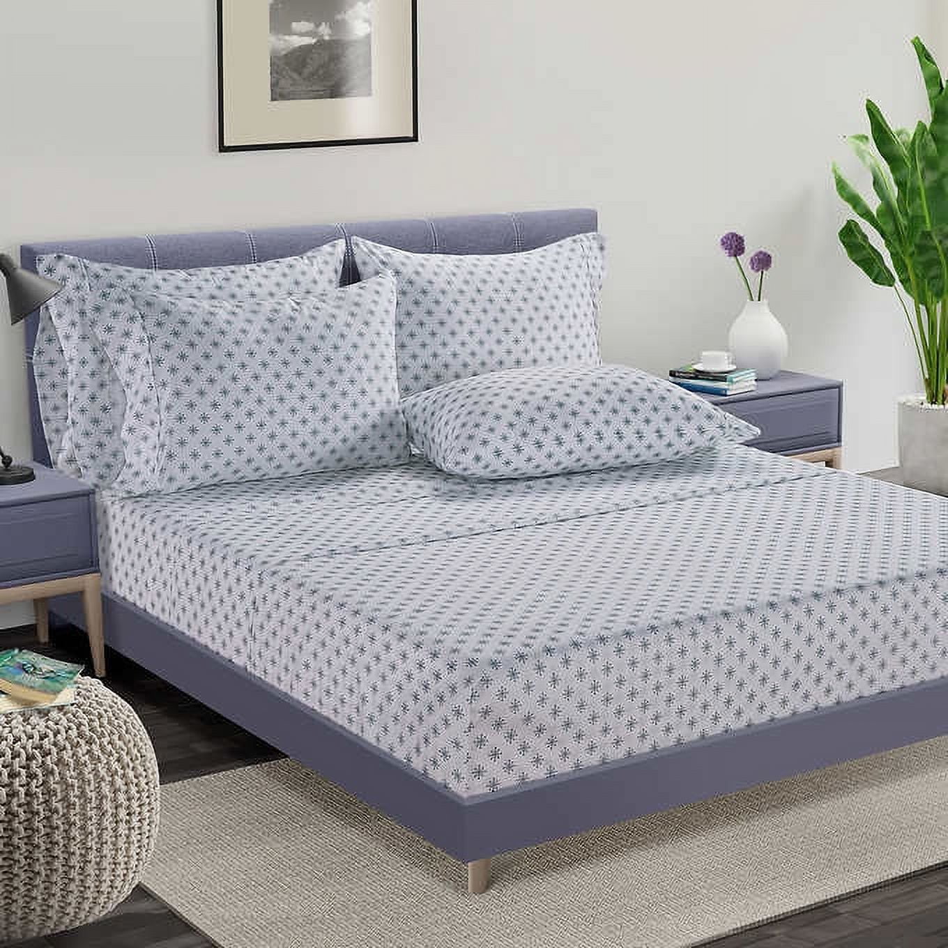 Wholistic Antimicrobial 400 Thread Count Supima Cotton 6-Piece Sheet Set - Cal King