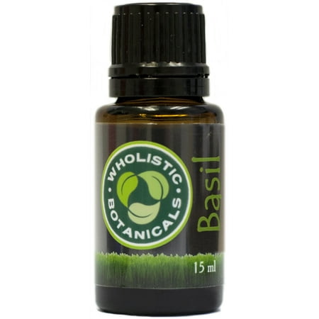 Wholistic Botanicals Basil Essential Oil 15 ml.
