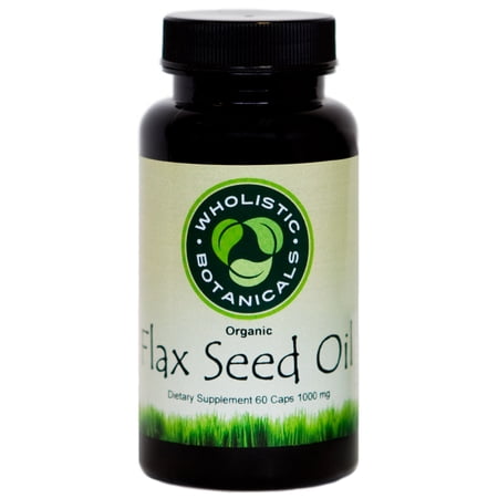 Wholistic Botanicals Flax Seed Oil Capsule 60 ct.