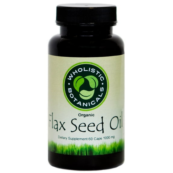 Wholistic Botanicals Flax Seed Oil Capsule 60 ct.