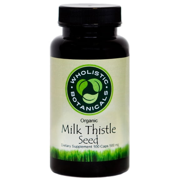 Wholistic Botanicals Milk Thistle Seed Capsule 100 ct.