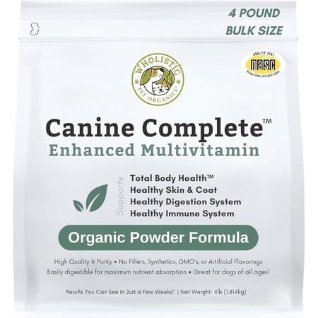 Wholistic Pet Organics Canine Complete: Multivitamin for Dogs - 4 Lb