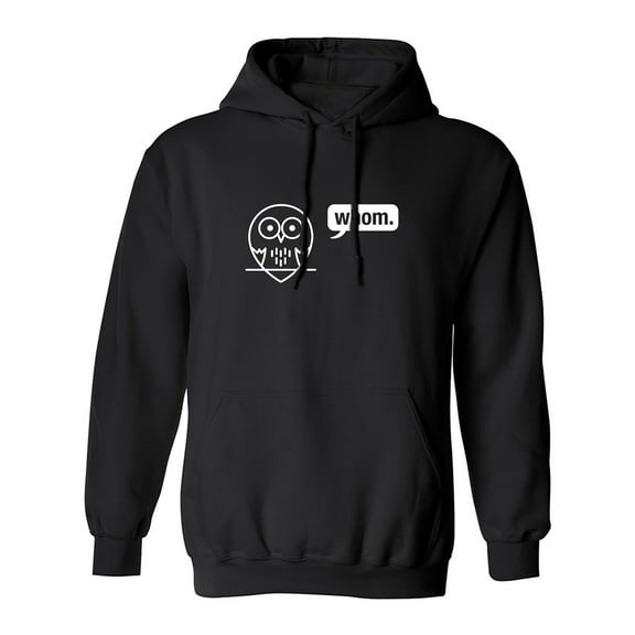 Whom (owl) Adult Hooded Sweatshirt