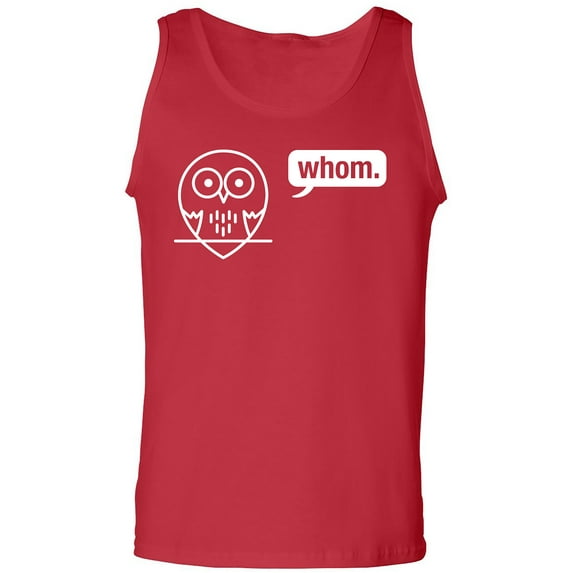 Whom (owl) Adult Tank Top