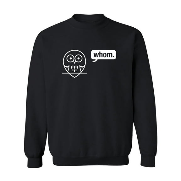 Whom (owl) Crewneck Sweatshirt