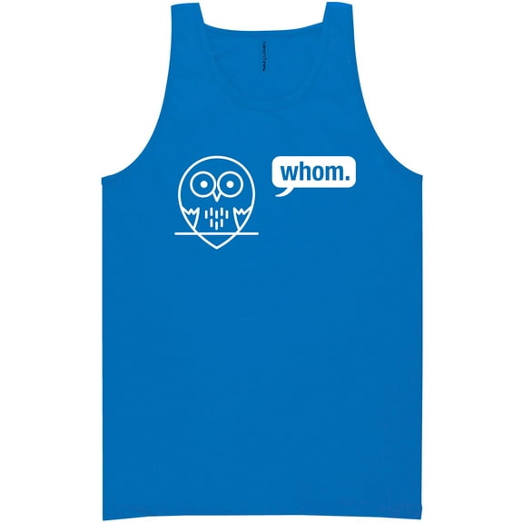Whom (owl) Neon Tank Top