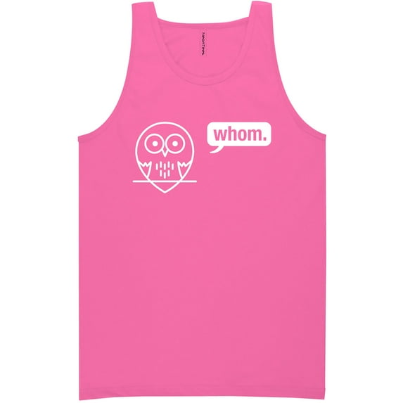 Whom (owl) Neon Tank Top