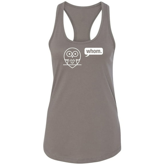 Whom (owl) Racerback Tank