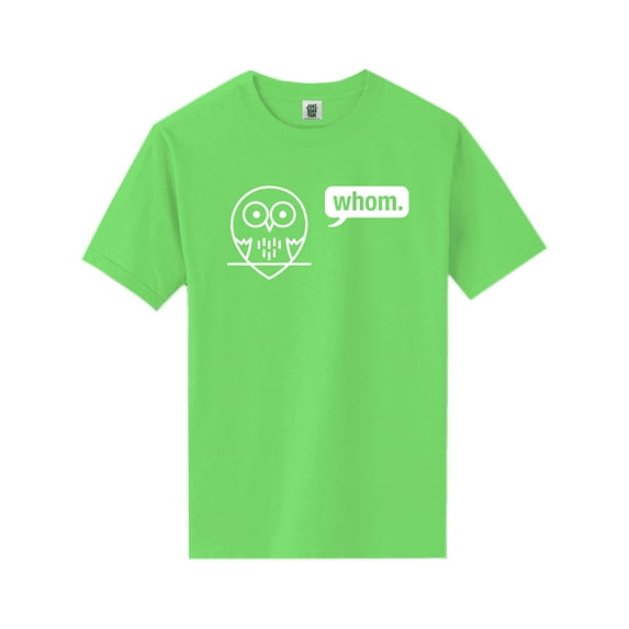 Whom (owl) Short Sleeve Neon T-Shirt