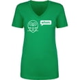 thumbnail image 1 of Whom (owl) Womens V-Neck T-Shirt, 1 of 2
