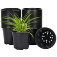 50 Pack 1 OIF8 Gallon Nursery Pots Flexible Plastic Plant