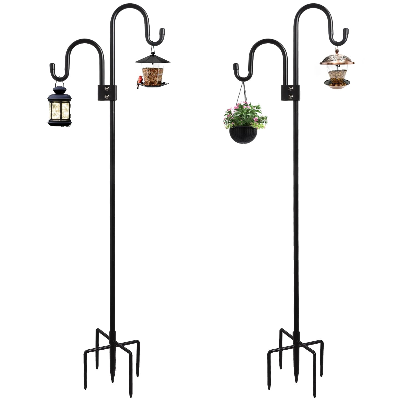 Browin 311303 Ganci Per Affumicare Pesce In Acciaio Inox - Set Da 5 Pezzi - Doppia Punta Antiruggine E Resistenti Al Calore - 2