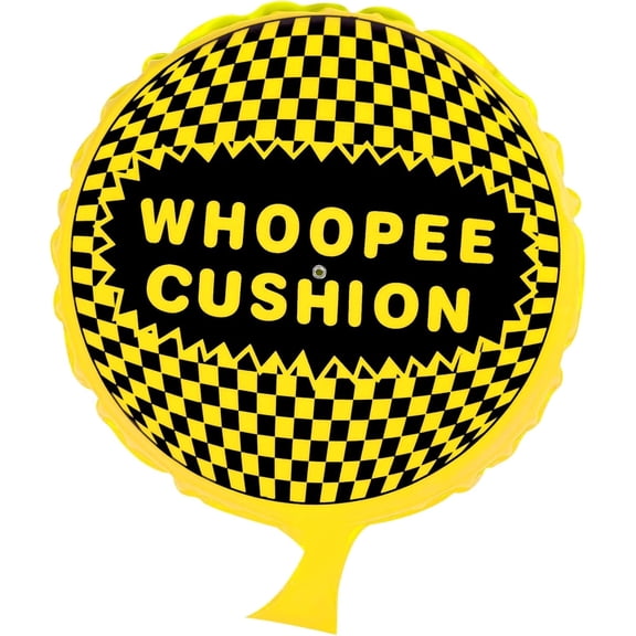 Whoopee Cushion, 9" Whoopie Cushion Fart Toy, Self Inflating Woopie Cushion for Kids Adult Teens, Make Great Big Mega Woopy Fart Sounds, Funny Fart Game, Prank Gag White Elephant Gifts