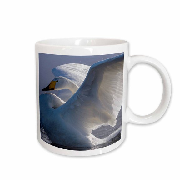 3drose, Whooper Swan, Hokkaido Island, Japan, 11oz Mug