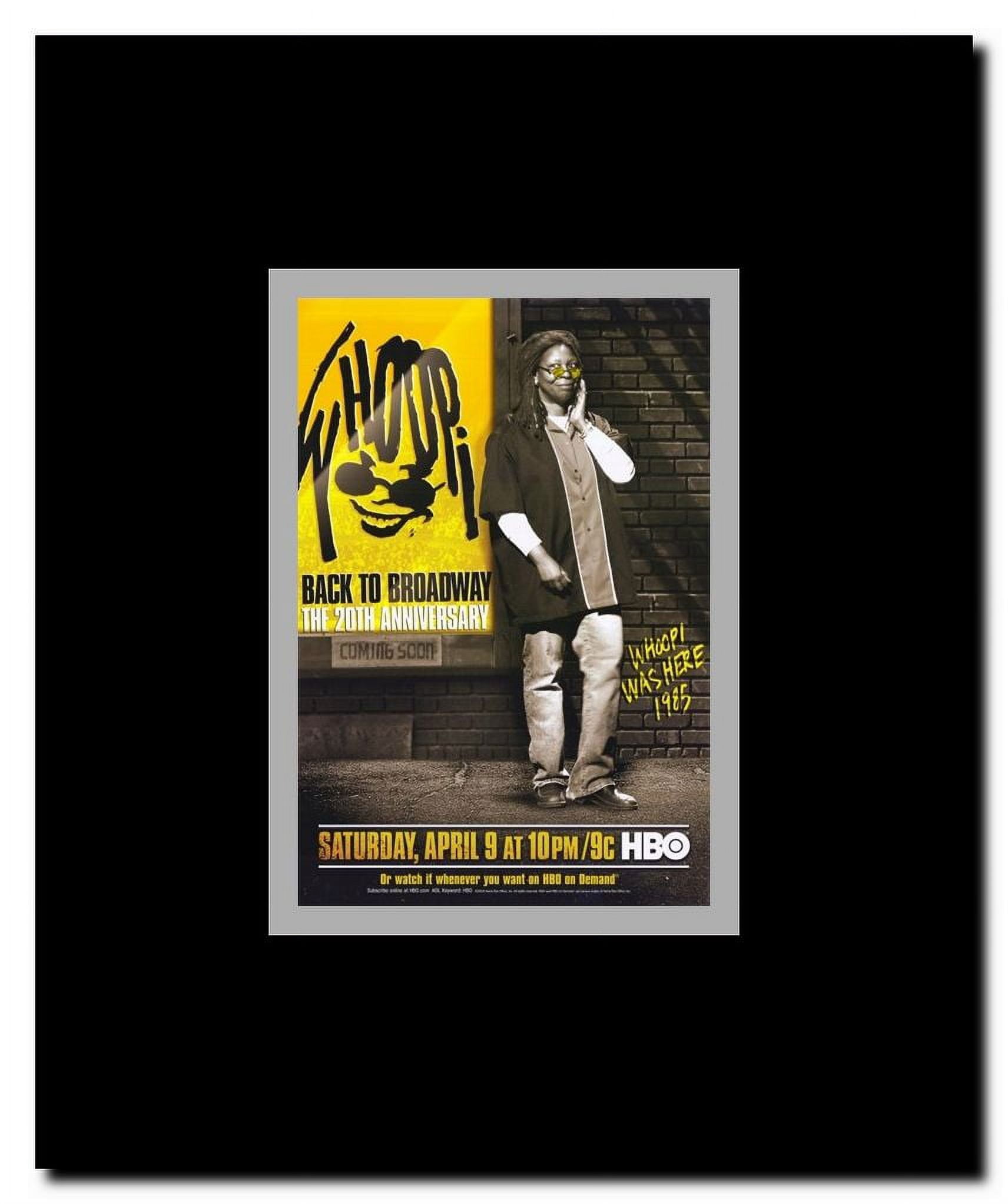 Whoopi: Back to Broadway - The 20th Anniversary Framed Movie Poster