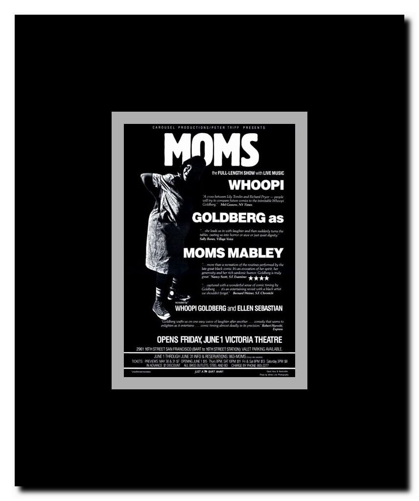 Whoopi Goldberg Framed Movie Poster