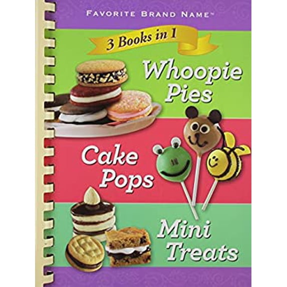 Pre-Owned 3 in 1 Cookbook: Whoopie Pies, Cake Pops, and Mini Treats (Unknown) 1450853153 9781450853156