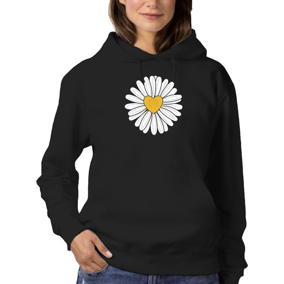 Whoopsie Daisy Heart Core Hoodie Women -Image by Shutterstock, Female x-Large