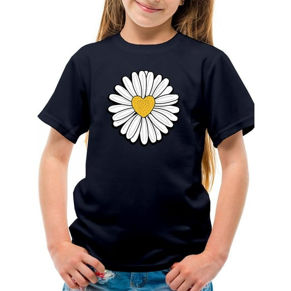 Whoopsie Daisy Heart Core T-Shirt Juniors -Image by Shutterstock, Small