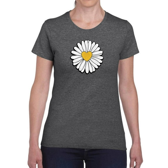 Whoopsie Daisy Heart Core T-Shirt Women -Image by Shutterstock, Female 5X-Large