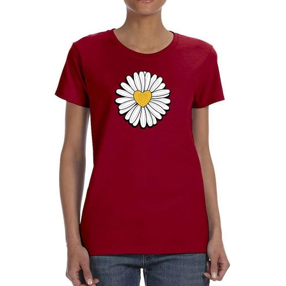 Whoopsie Daisy Heart Core T-Shirt Women -Image by Shutterstock, Female Large