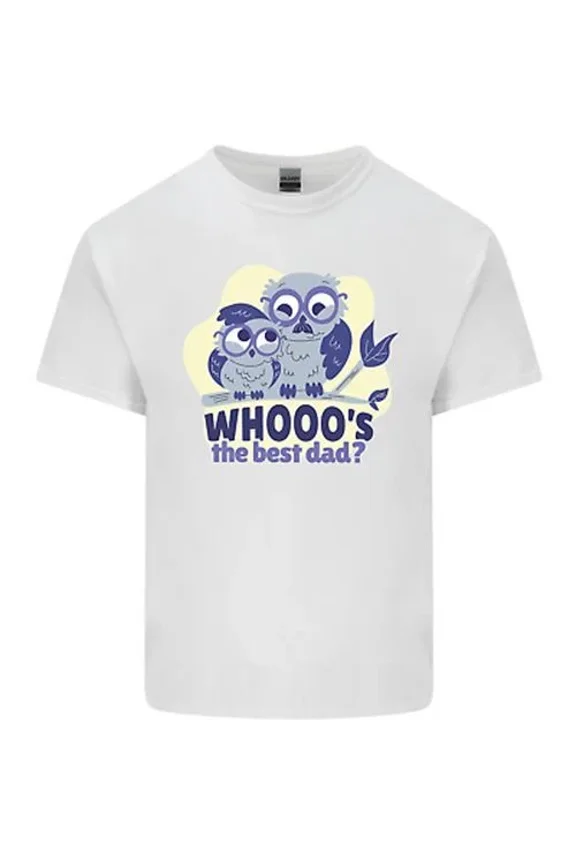 Whoos the Best Dad Funny Fathers Day Owl T-Shirt