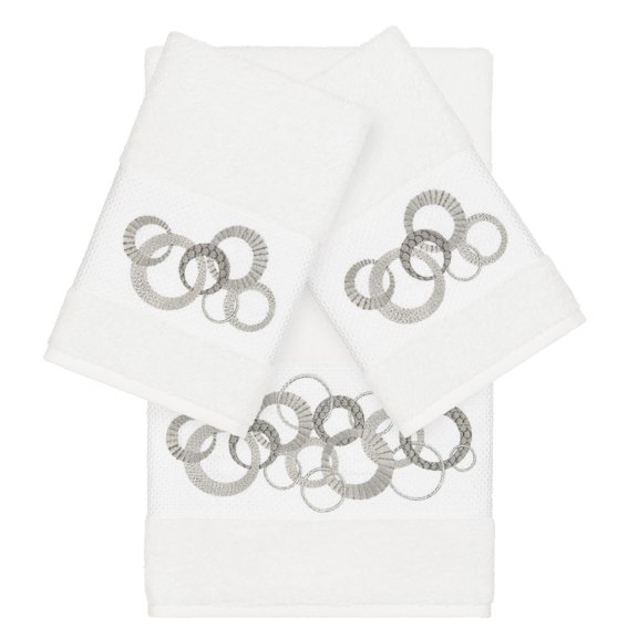 Whorl Embellished Towel