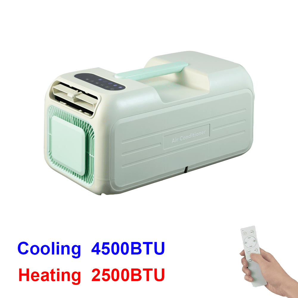 Whos 4500BTU Portable Air Conditioner for Tent, Camping, RV. Low Noise, Remote Control.Operates Quietly, Energy-Saving.