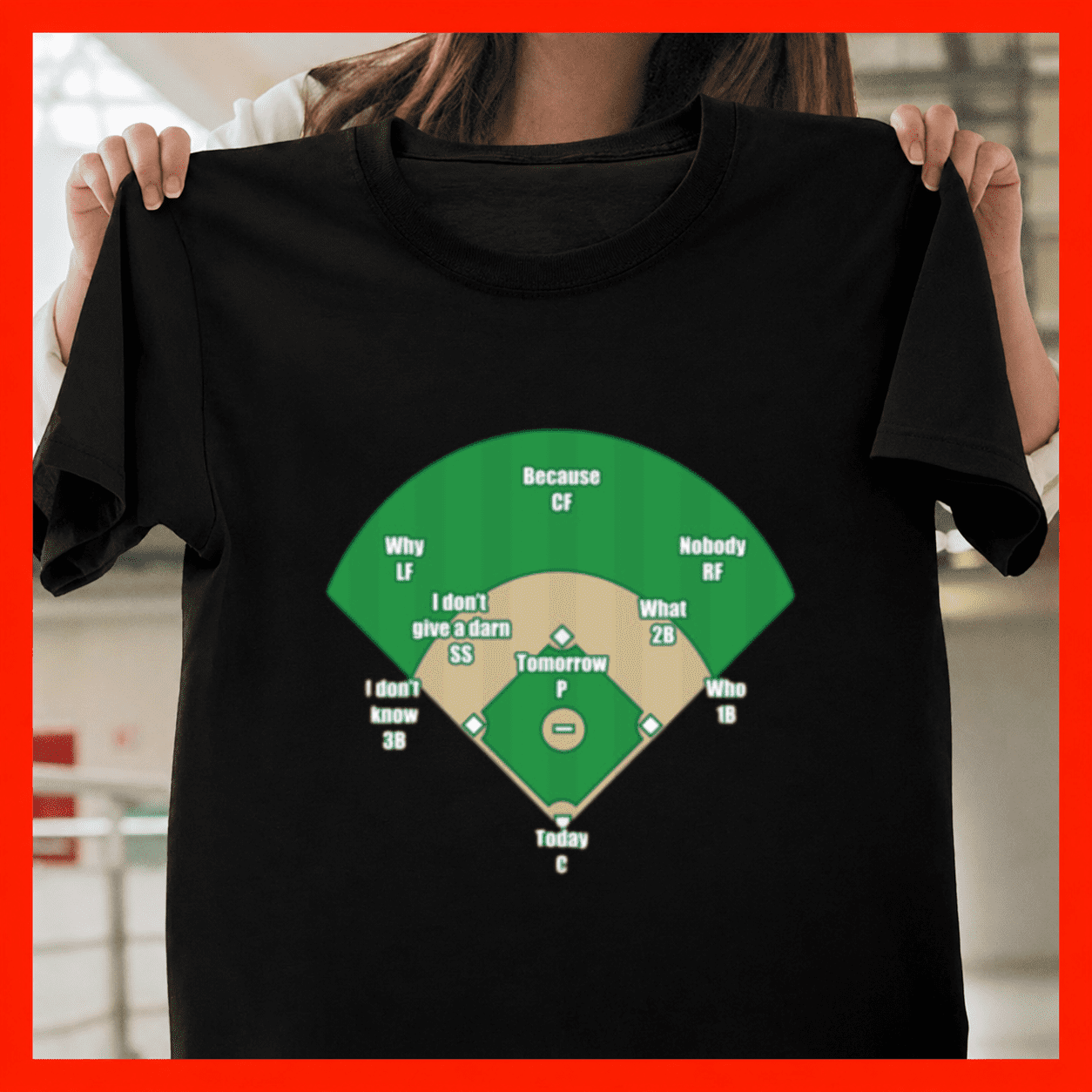Whos On First Abbott Costello Baseball Comedy Sketch Legend Unisex T ...