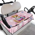 thumbnail image 1 of Whosucclay 4 Front Pockets Golf Cart Seat Cover for Off-Road Sports Club, 4 Front Storage Pockets with 4 Pockets Golf Cart Seat Towel Blanket, Easter Bunny Puppy, 1 of 7