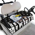 thumbnail image 1 of Whosucclay 4 Pockets Towel Seat Cover for All-Season Use Winter, Breathable Durable Golfcart Cushion Cover, Patriotic Eagle Print, 1 of 7