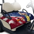 thumbnail image 1 of Whosucclay American Eagle Club Car Seat Covers, 51.18 x 30.3 inches 4 Storage Pockets Heavy Duty Golf Cart Seat Towel with Easy to Install and Remove, 1 of 9