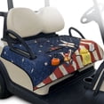 thumbnail image 1 of Whosucclay American Flag Butterfly Print Club Car Seat Covers, Golf Cart Accessories for EZGO Yamaha Club Cart 2-Person Golf Cart, 4 Pockets 51.18 x 30.3 inches, 1 of 9