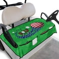 thumbnail image 1 of Whosucclay American Flag Golf Print Fold-Away Design Golf Cart Seat Blanket, Breathable Elastic Golf Cart Seat Cover for EZGO Yamaha Club Car, 52.36" x 32.28", 1 of 7