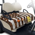thumbnail image 1 of Whosucclay Autumn Leaf Flag Club Car Seat Covers, All-Weather Protection Quilted Golf Cart Seat Covers for EZGO Yamaha Carts 2-Person Carts 4 Storage Pockets, 1 of 9