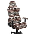 thumbnail image 1 of Whosucclay Aztec Tribe Geometric Print Gaming Chair Covers with Armrest Covers Office Computer Game Chair Slipcovers Universal Chairs Cover for Reclining Racing Gaming Chairs, 1 of 8