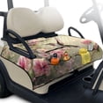 thumbnail image 1 of Whosucclay Bird and Cherry Blossom Pattern Golf Cart Seat Blanket, 51.18 x 30.3 inches Foldable Seat Covers with 4 Front Pocket Universal Fit, 1 of 9
