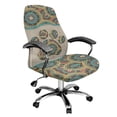 thumbnail image 1 of Whosucclay Boho Mandala Dog Paw Pattern Computer Office Chair Cover, Anti-Dust Office Chair Cover with Elastic Bottom Swivel Office Chair Seat Cover Thick Desk Chair Seat Protector-L, 1 of 7