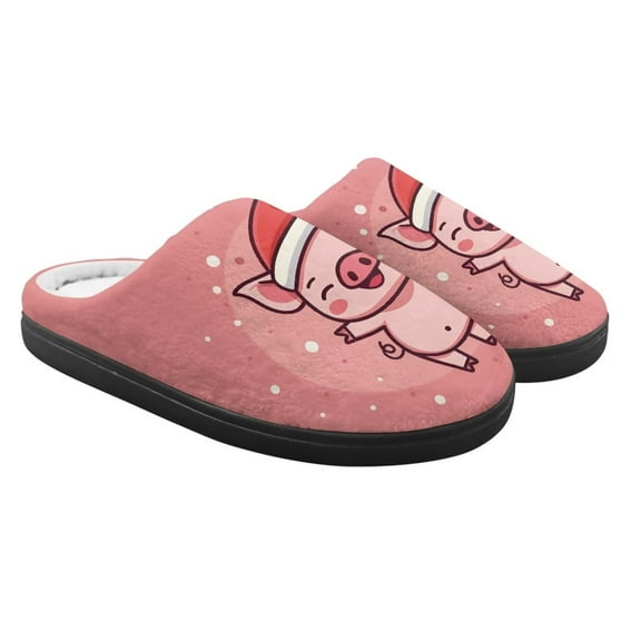 Whosucclay Boys Girls Cotton Slippers Warm Soft House Shoes with Anti-slip Sole Cotton Slippers No Slip