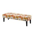 thumbnail image 1 of Whosucclay Butterfly Daisy Print Stretch Dining Bench Cover, Wear Resistant Bench Slipcover Washable Bench Seat Protector Rectangle Bench Cover for Dining Room, Living Room, Bedroom, 1 of 7