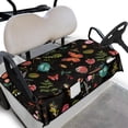 thumbnail image 1 of Whosucclay Butterfly Floral Insect Print 4-Pocket Golf Cart Seat Protector for EZGO Yamaha Club Car Icon, 4 Front Pockets Cover Blanket Cushion Cover, 1 of 7