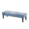 thumbnail image 1 of Whosucclay Butterfly Wisteria Flower Print Stretch Dining Bench Cover Rectangle Bench Cushions Covers, Washable Bench Slipcover, Anti Dust Benches Seat Slipcovers for Dining Room, Kitchen, 1 of 7