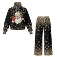 Traksuit Pattern Whosucclay Christmas Santa Pattern Stretch Women 2 Piece Tracksuit ...