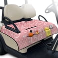 thumbnail image 1 of Whosucclay Club Car Seat Cover Protector for EZGO Club Cars, 4 Storage Pockets With Pockets Golf Cart Bench Seat Covers Golf Cart Seat Covers, Pearl Hearts, 1 of 9