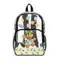 thumbnail image 1 of Whosucclay Colorful Dinosaur Pattern Bookbag for Girls Boys, Elementary Kindergarten Multi-Pocket Large Capacity See Through Bag for Concerts Travel, 1 of 7