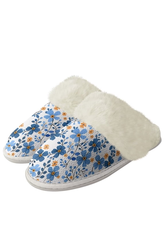Cotton Slippers Cute Plush Slippers Women Home Cotton Slippers Silent Warm Shoes Indoor Home Shoes Women